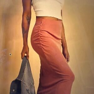 Free People Rose Pencil Skirt